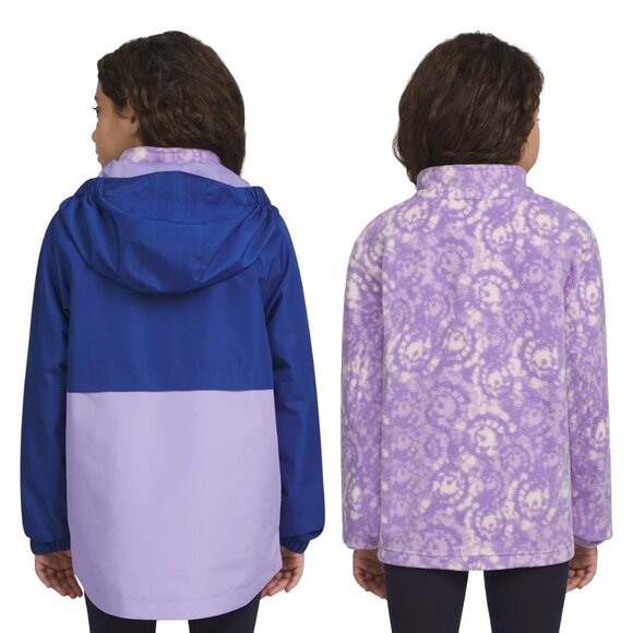 Eddie Bauer Youth 3-in-1 Jacket : Inner‎ Fleece Liner Water Resistant - Picture 7 of 11